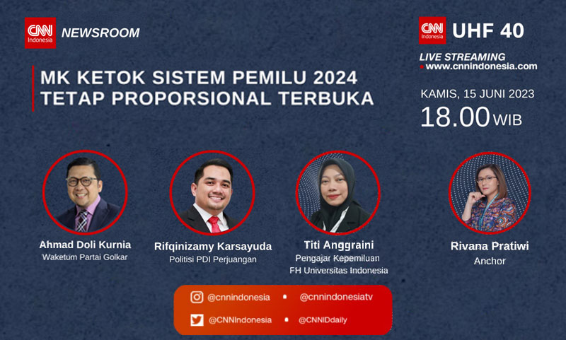 Tolak Sistem Tertutup, MK Putuskan Sistem Pemilu Coblos Caleg - RIFQI ...